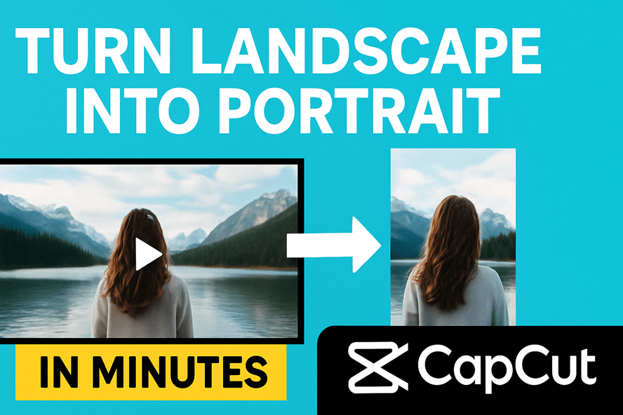 landscape video to vertical portrait