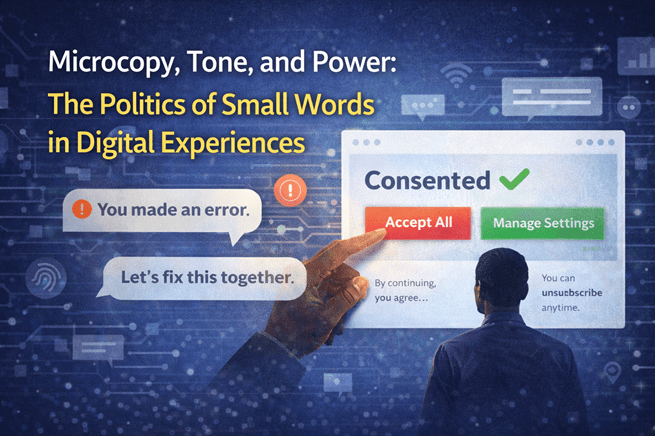 Microcopy in Public and Political Digital Systems